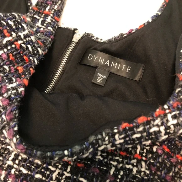 Dynamite Tweed Mini Dress - Picture 4 of 9